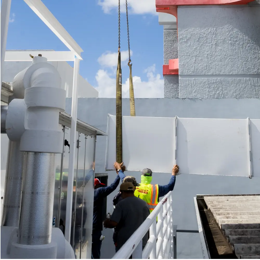 instalación comercial de aire acondicionado