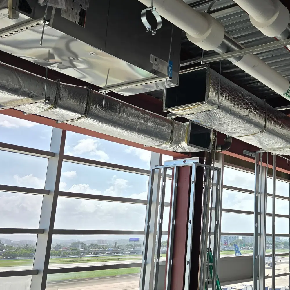 sistema de aire acondicionado comercial